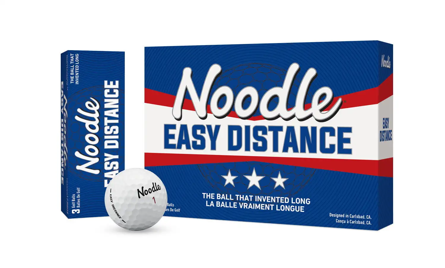 Noodle Easy Distance Golf Balls 12bp