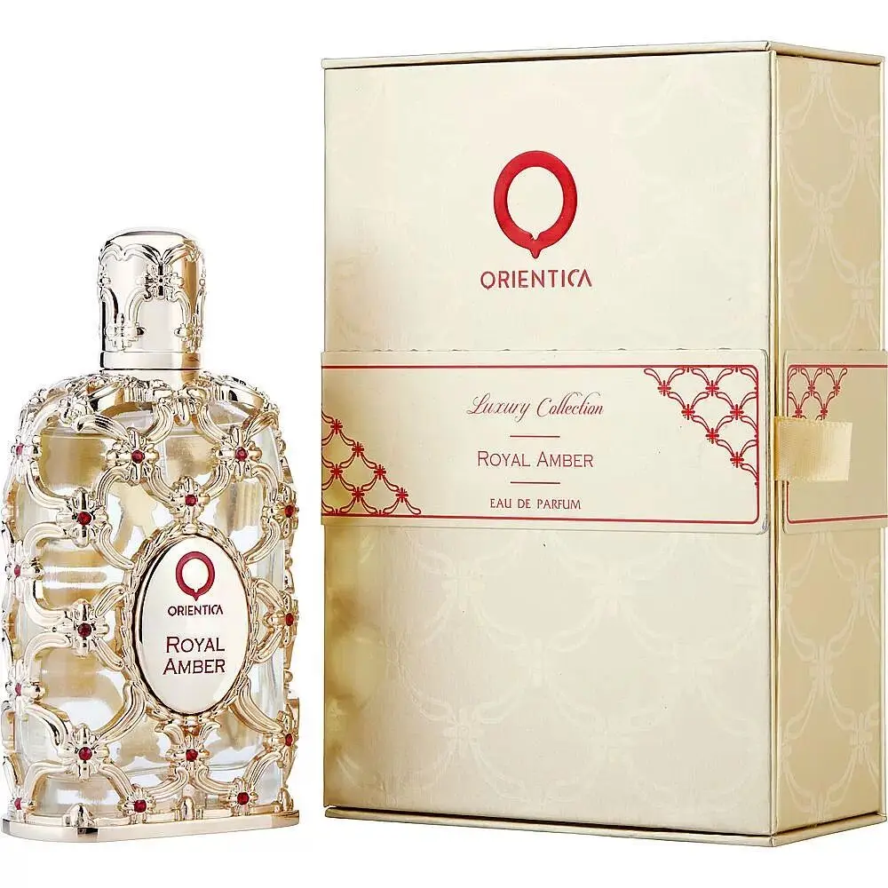 

Orientica Royal Amber Rouge 80ML Men Women Eau De Parfum Long Lasting Unisex Neutral Perfume Rose Cologne Spray