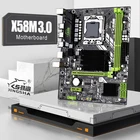Материнская плата JINGSHA X58M 3,0 LGA1366 с двухканальным USB 3,0 PCI-E 16X, поддержка DDR3 ECC REG, ОЗУ для настольного компьютера до 32 Гб