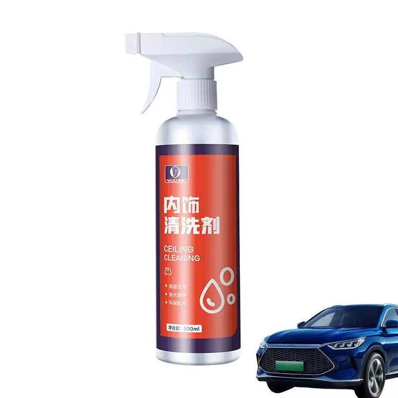 

Leather Cleaner For Car Interior Cleaning Sprayer For Carpet 500ml Car Carpet Cleaner Leather Seats Interior Decontamination