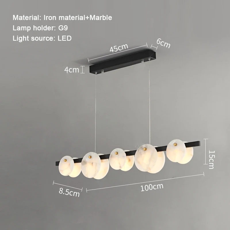 

YANKE мраморная подвесная люстра