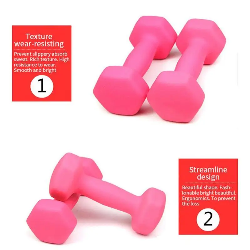 1 Фунт 2 Фунта 3 Фунта 5 Фунтов 10 Фунтов Гантели пластиковые с покрытием, обмакнутые в рукоятки Гантели всех видов, цветов и назначений для женщин, тренирующих силу.