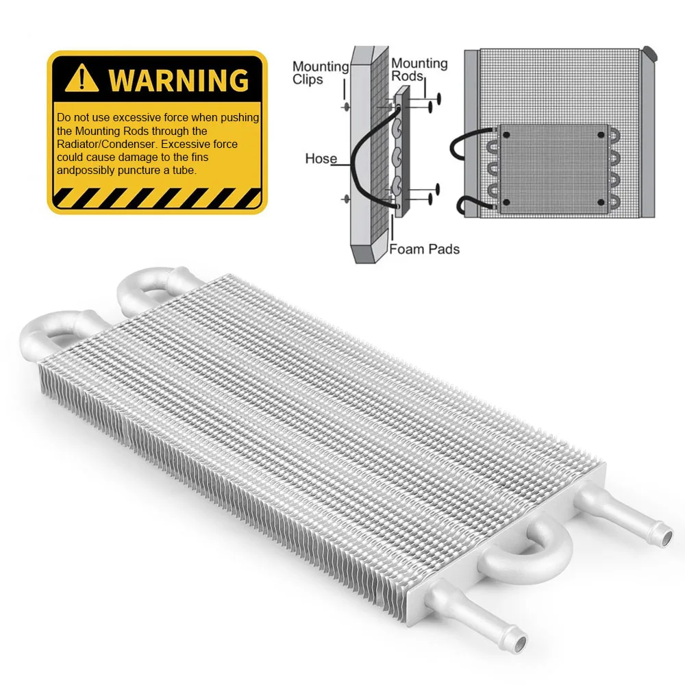 4-проходная трубка и ребристый охладитель трансмиссионного масла 5/16 дюйма