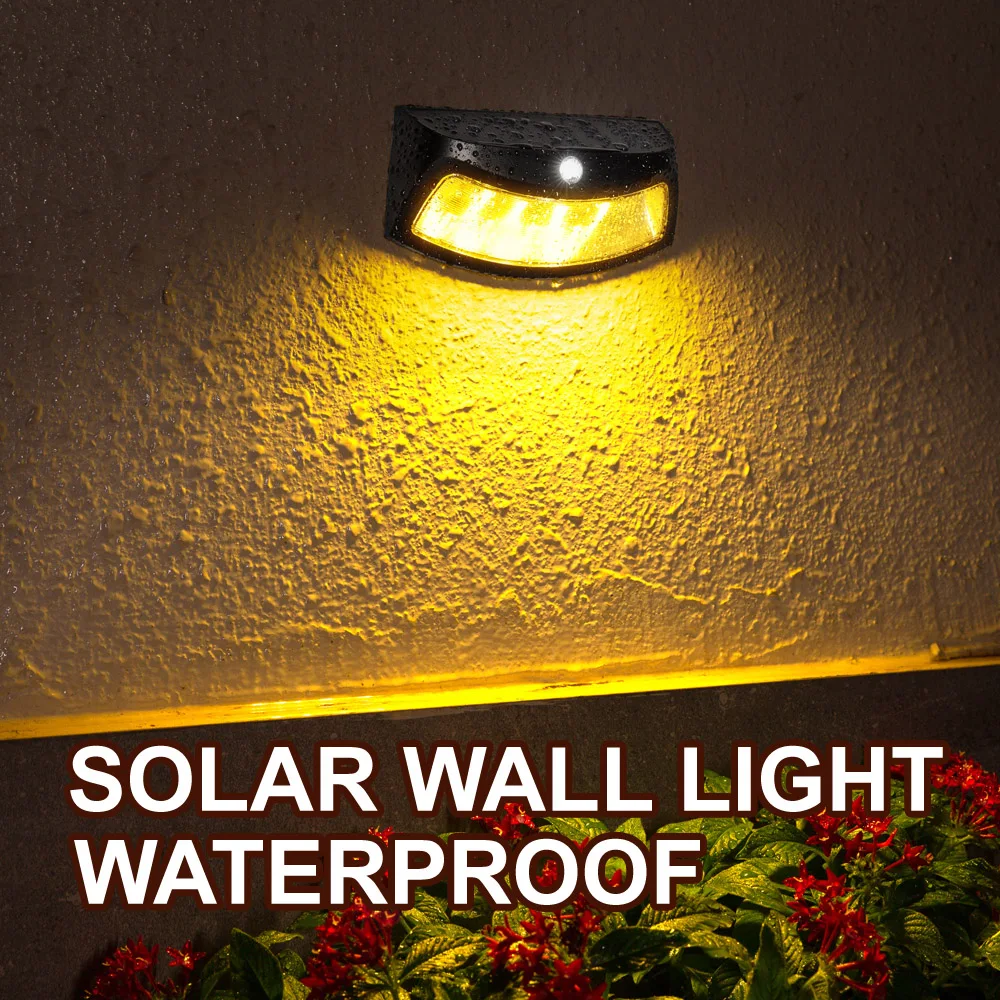 

2023 New Outdoor Solar Lamp Corridor Step Wall Lamp Landscape Spot Lamp Atmosphere Lamp Street Lamp Luminaria Led wall washer