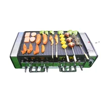10 Strings  2in1 Bbq Grill  Multi Function Indoor Electric Non-stick Electric Grill