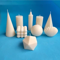 geometrical shape candles for emergency creative home decor smelless candles for party nice gifts for wedding