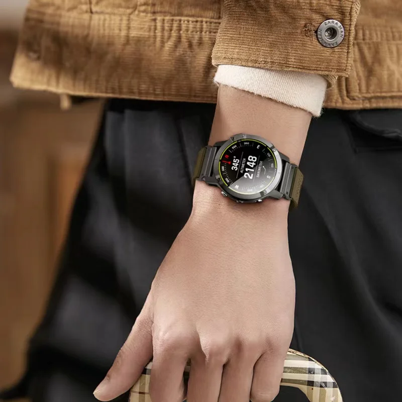 Ремешок нейлоновый для наручных часов Epix Gen 2 браслет Garmin Pro Fenix E 8 47 51 мм 6 6X 7 7X 5 5X Plus