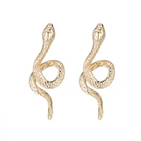 japanese and korean temperament ins earrings fashion new personalized snake earrings accessories