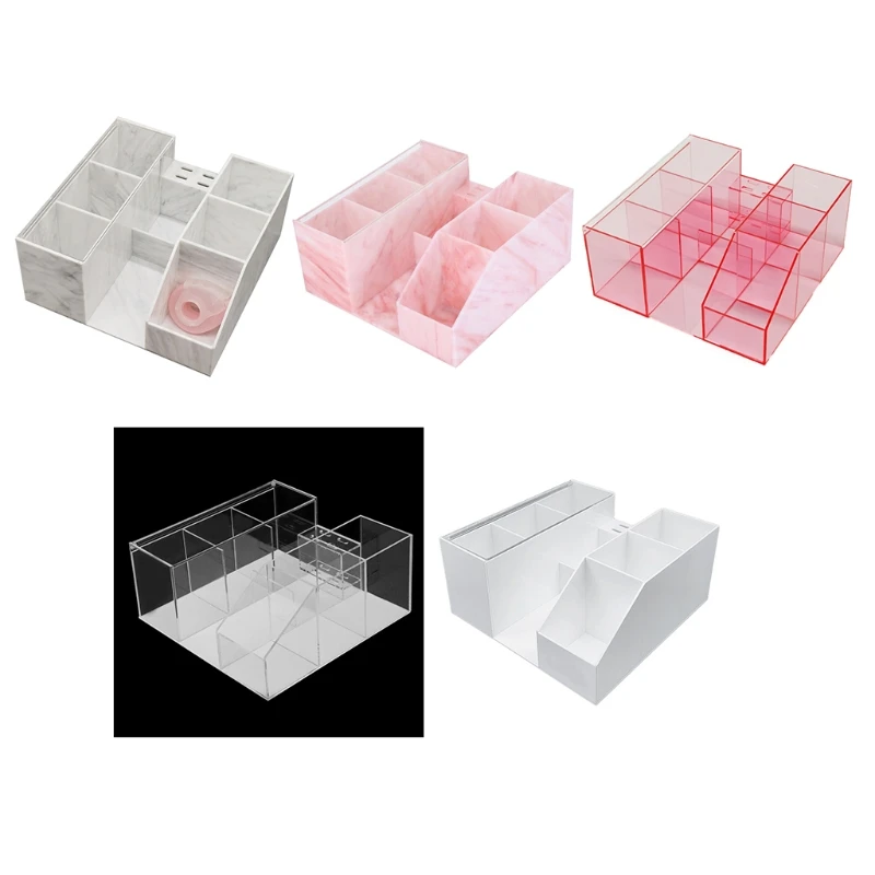 

RXJC Clear Lash Grafting Tools Storage Box Cosmetic Makeup Holder for Home
