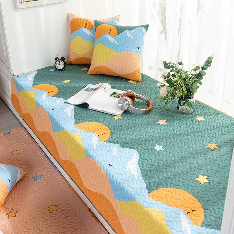 Подстилка для эркера 100% хлопок настенное одеяло спальни балкона татами