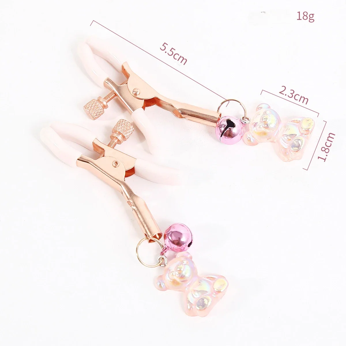 Женский сексуальный регулируемый зажим для сосков с медведем грудь SM маленькие