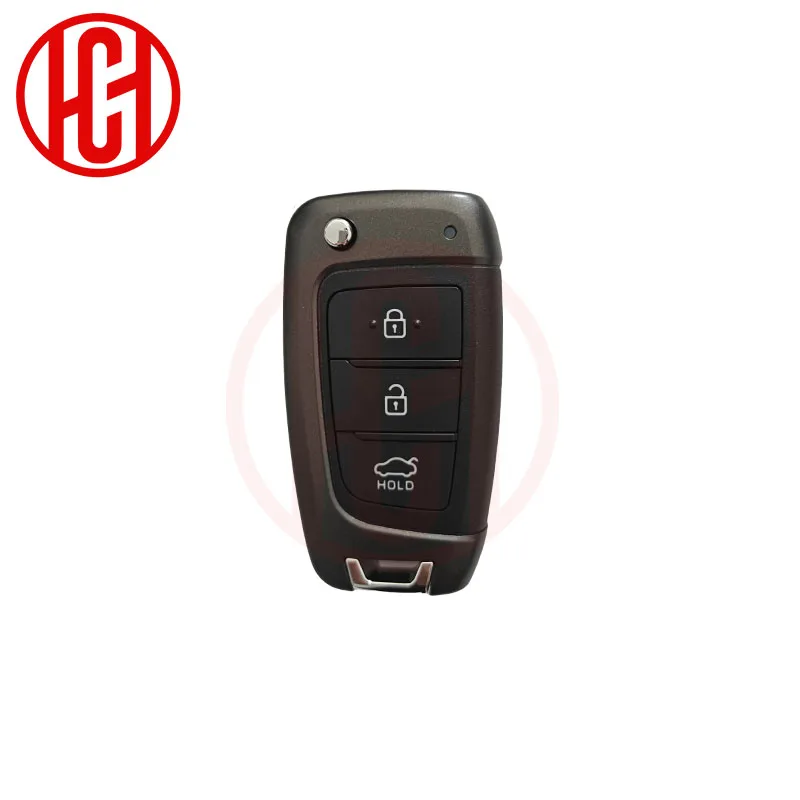 

3/4 кнопки, сменный складной смарт-брелок с дистанционным управлением для HYUNDAI Tucson Elantra Accent Solaris Kona Verna 2017+