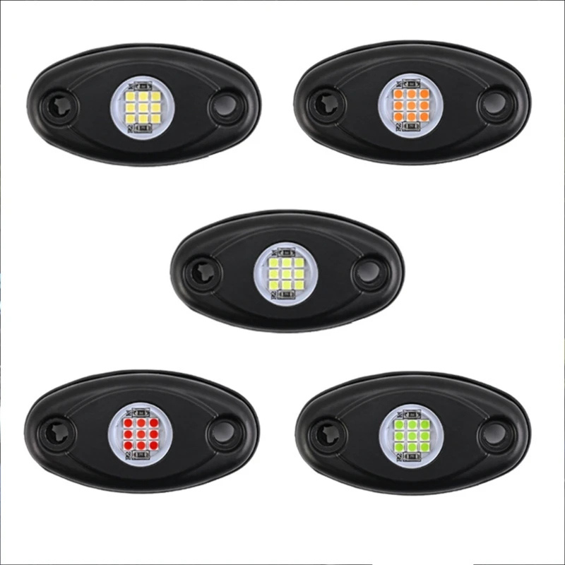 Универсальные светодиодные фонари Rock Lights 9 светодиодов подсветка автоаксессуары