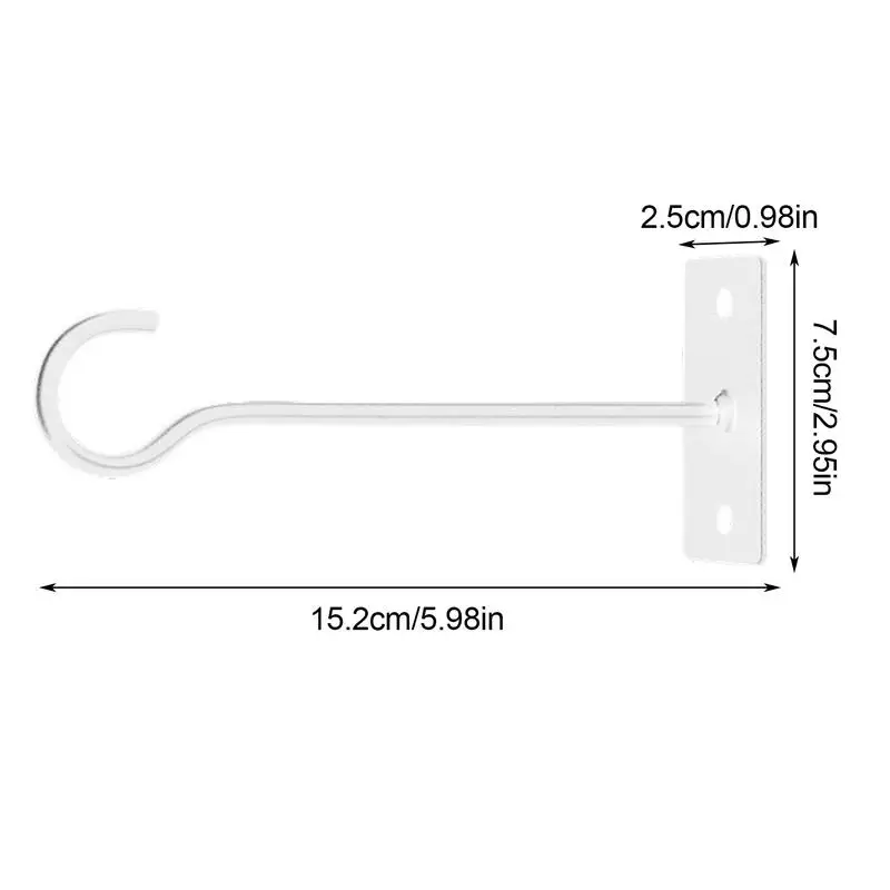 Металлические крючки для растений 2 шт. настенный держатель настенная вешалка