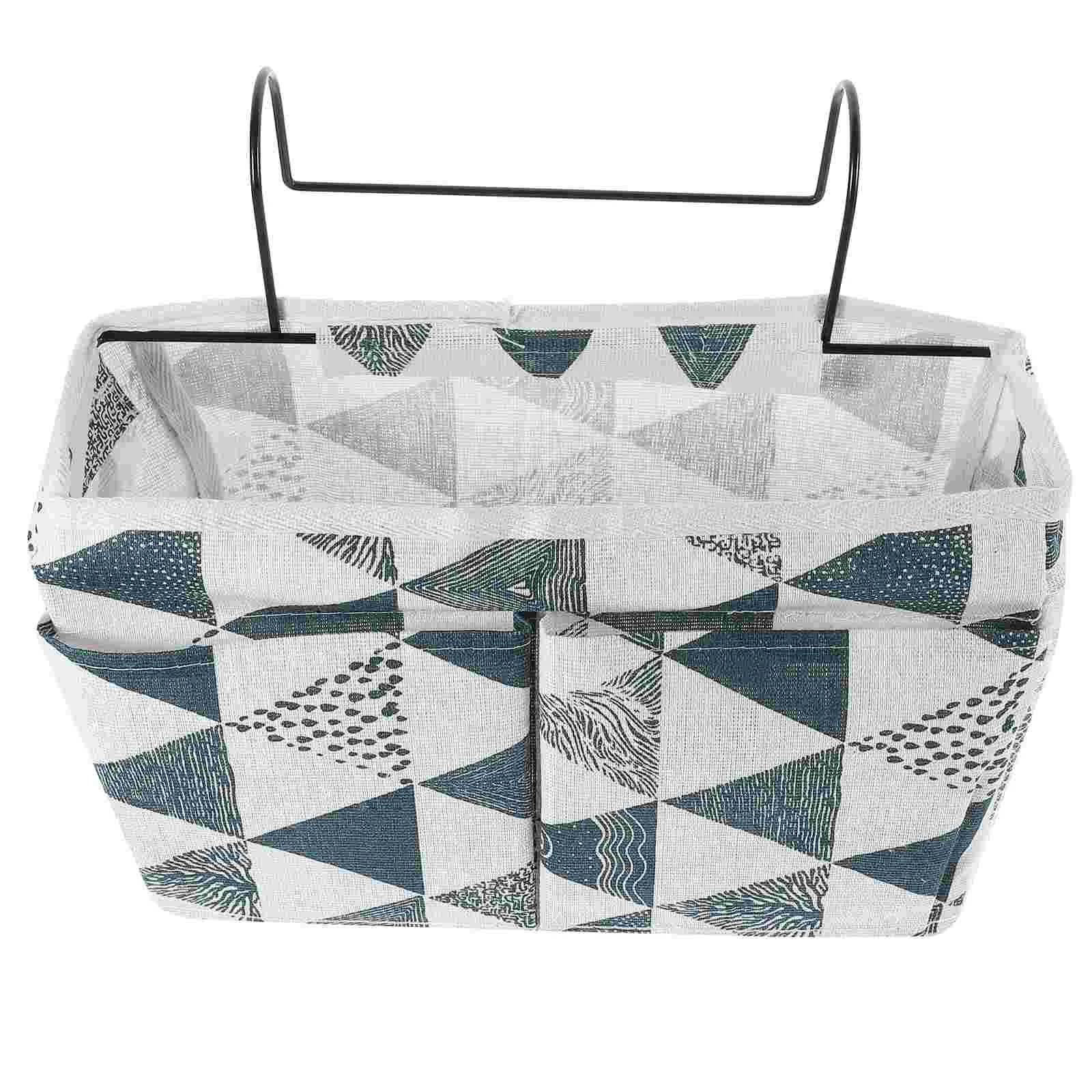 

Hanging Wall Basket Cotton Organizer Bedside Pocket Door Bedroom Baskets Storage Bag