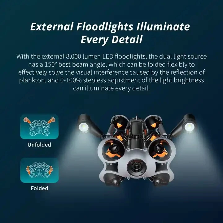 MSChasing M2 Pro Max 4k Hd Комплект для подводного осмотра с камерой WIFI Gps Rov Дрон для дайвинга и рыбалки (art.: 3920d3261cfd0) - 3920d3261cfd0