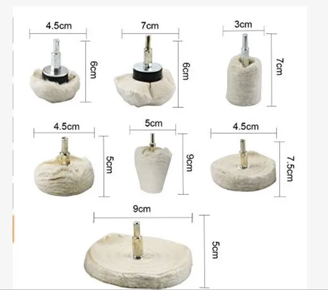 

Полировочная швабра, белый Полировочный круг, подходит для металла, ювелирных изделий, металла, нержавеющей стали, алюминия