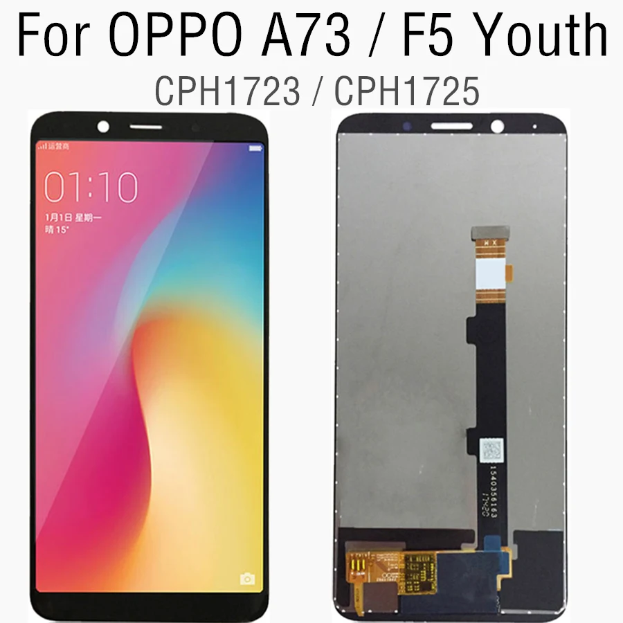 

6.0" For Oppo F5 CPH1723 CPH1725 LCD DIsplay Touch Panel Screen Digitizer Assembly For Oppo A73 2017 LCD