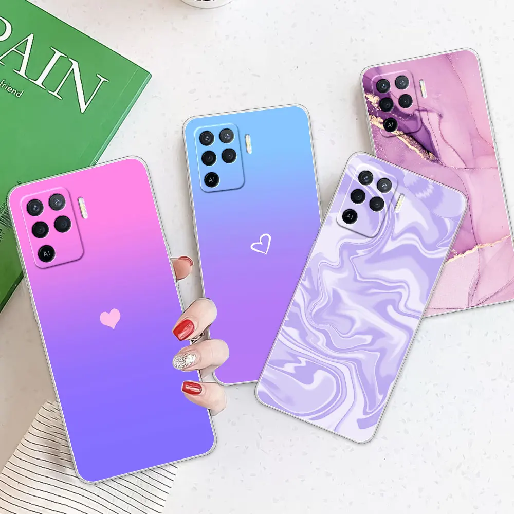 Для Oppo Reno5 F Z K чехол Мягкий силиконовый прозрачный для Lite телефона Pro Plus Funda