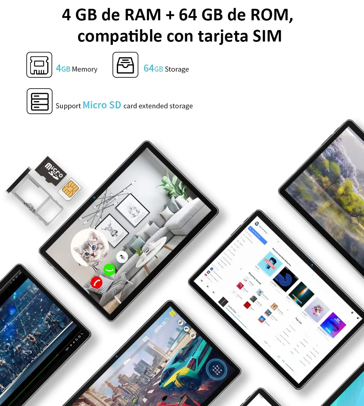 Планшет BMAX MaxPad I10 Pro UNISOC T310 4 ядра + 64 ГБ 10 1 дюйма Android 11 | Компьютеры и офис