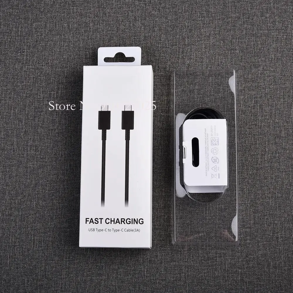 10 шт. супер PD Быстрый зарядный кабель 3 а 25 Вт Тип C к USB C для Galaxy Note 10 + Note10 S20 Ultra S10 A71 A91 USB C к USB-кабелю