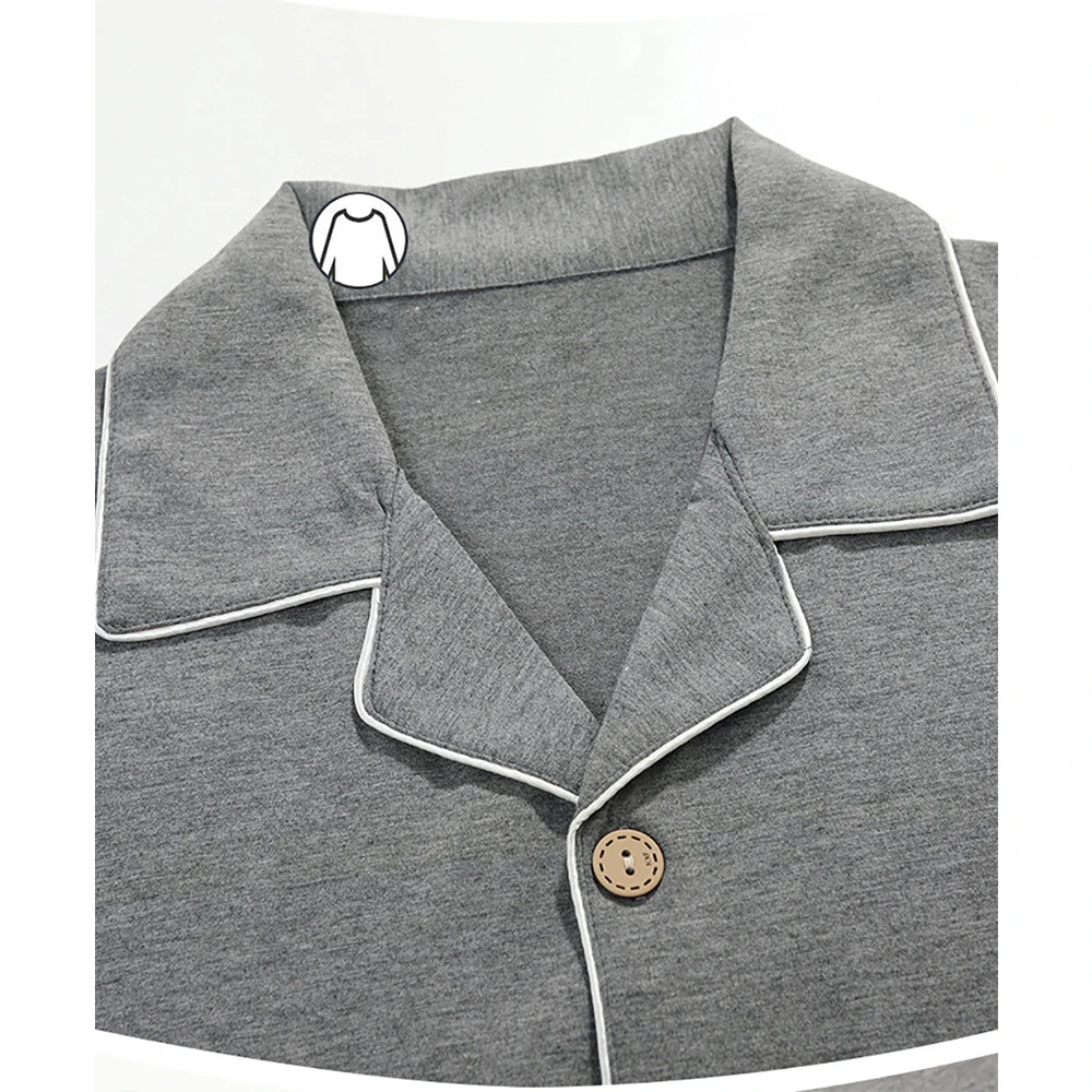 4XL Summer Casual Solid Cotton Pijamas Sleepwear Men Trendyol Plaid Pajama Sets Modal Breathable Silkly Night Cothes Nightwear