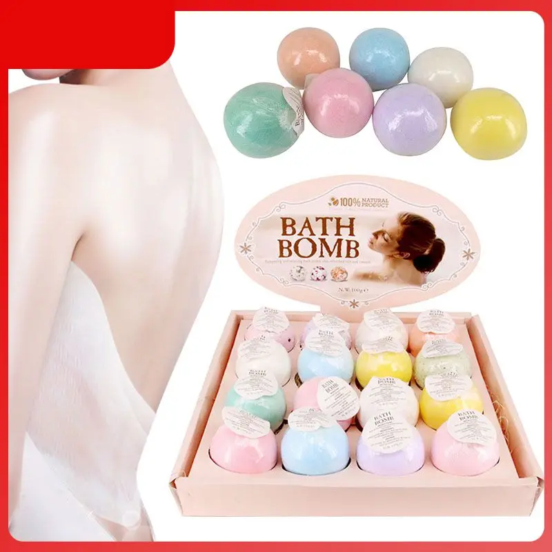 

Соляный шар для ванны, отбеливание кожи тела, расслабление, снятие стресса, натуральные Пузырьковые Бомбочки для душа, шарик для очистки тела, эфирное масло, брызги м2