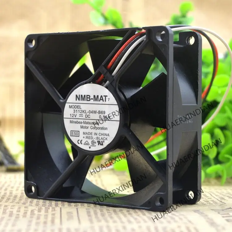 Новый коврик 8 см 8032 12 В 0.58A 3112KL-04W-B69 комплект охлаждающего вентилятора в сборе