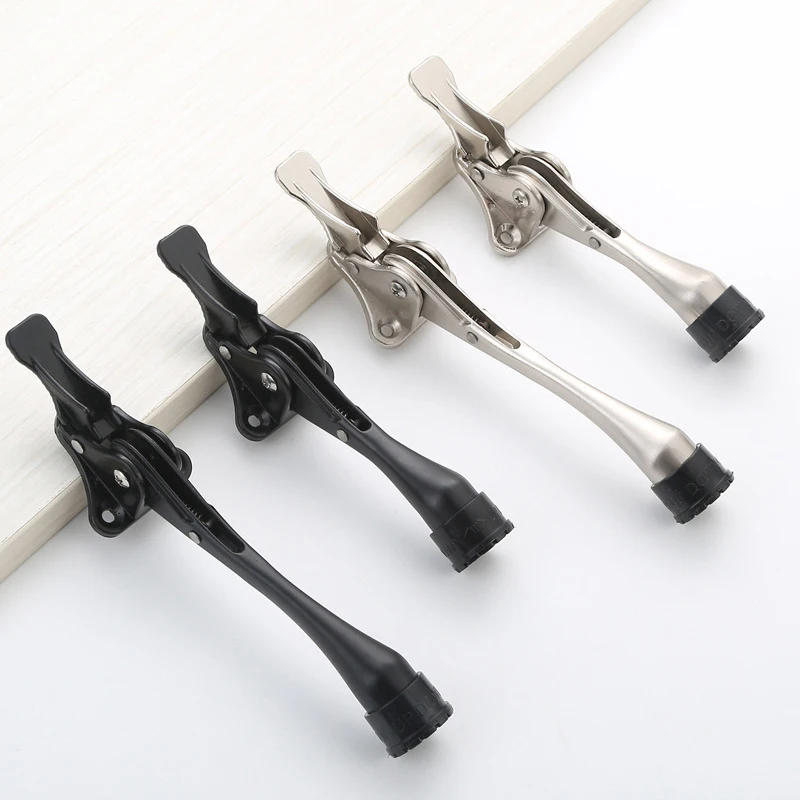 

Регулируемый Ограничитель для двери педали сверхмощные бесшумные дверные ограничители из цинкового сплава с нескользящим резиновым након...