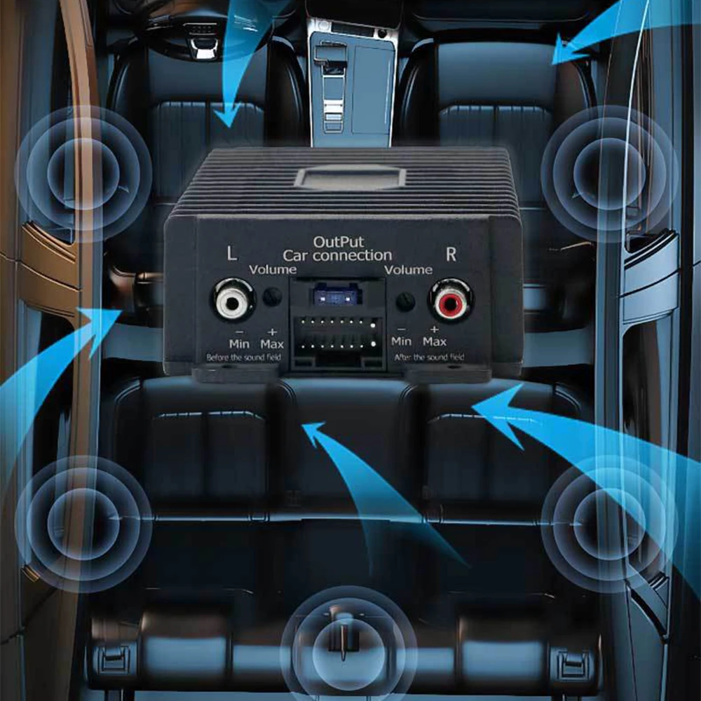 Hi-Fi профессиональный DSP-усилитель RY-125AB Audio Stereo 4*80W высокая точность мощности для