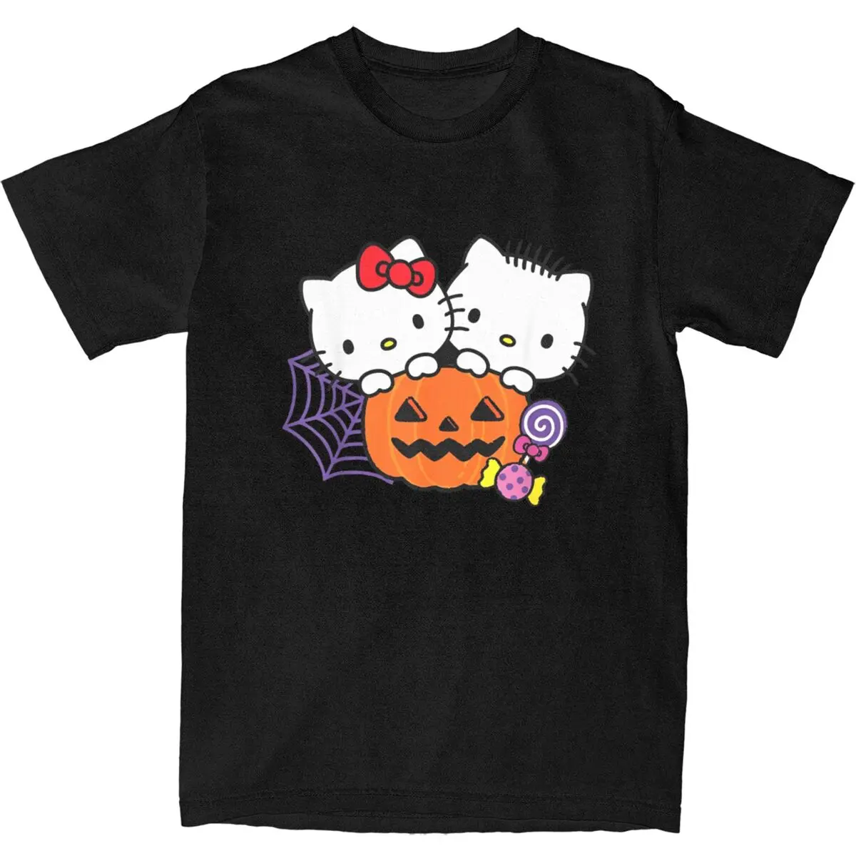 Хэллоуин Hello Kitty Dear Daniel Perfect футболка мужские потрясающие хлопковые футболки из 100