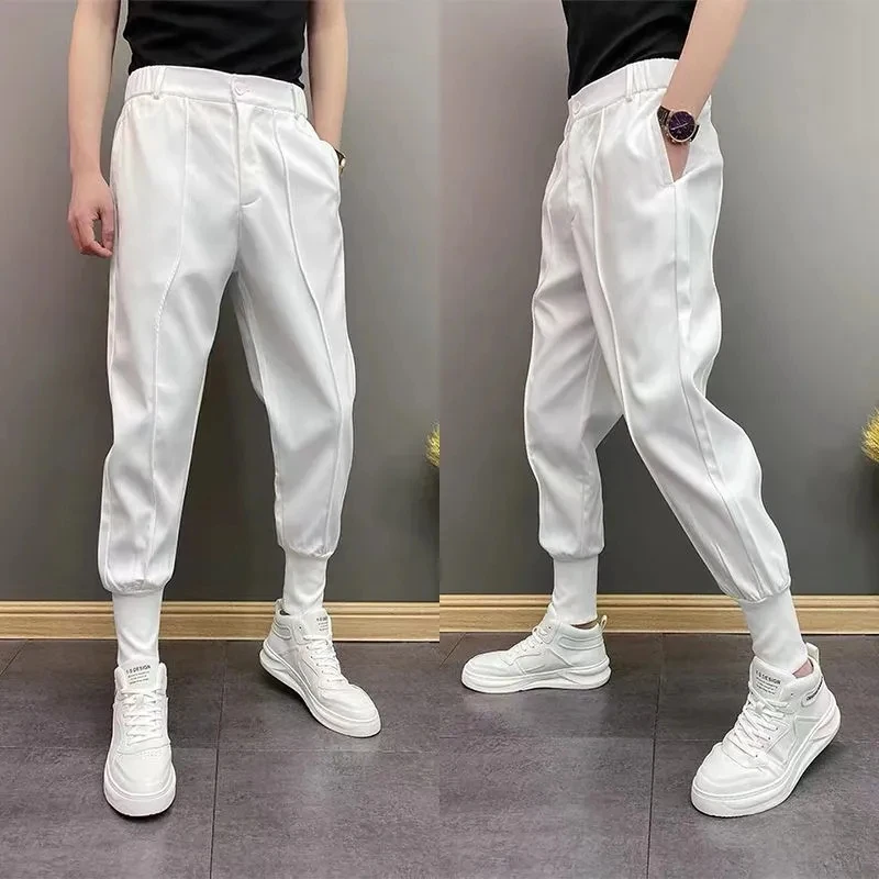 

Осенняя модная одежда, мужские брюки, брюки, брюки Harlan, брюки, повседневные мужские брюки, корейский мужской костюм на весну