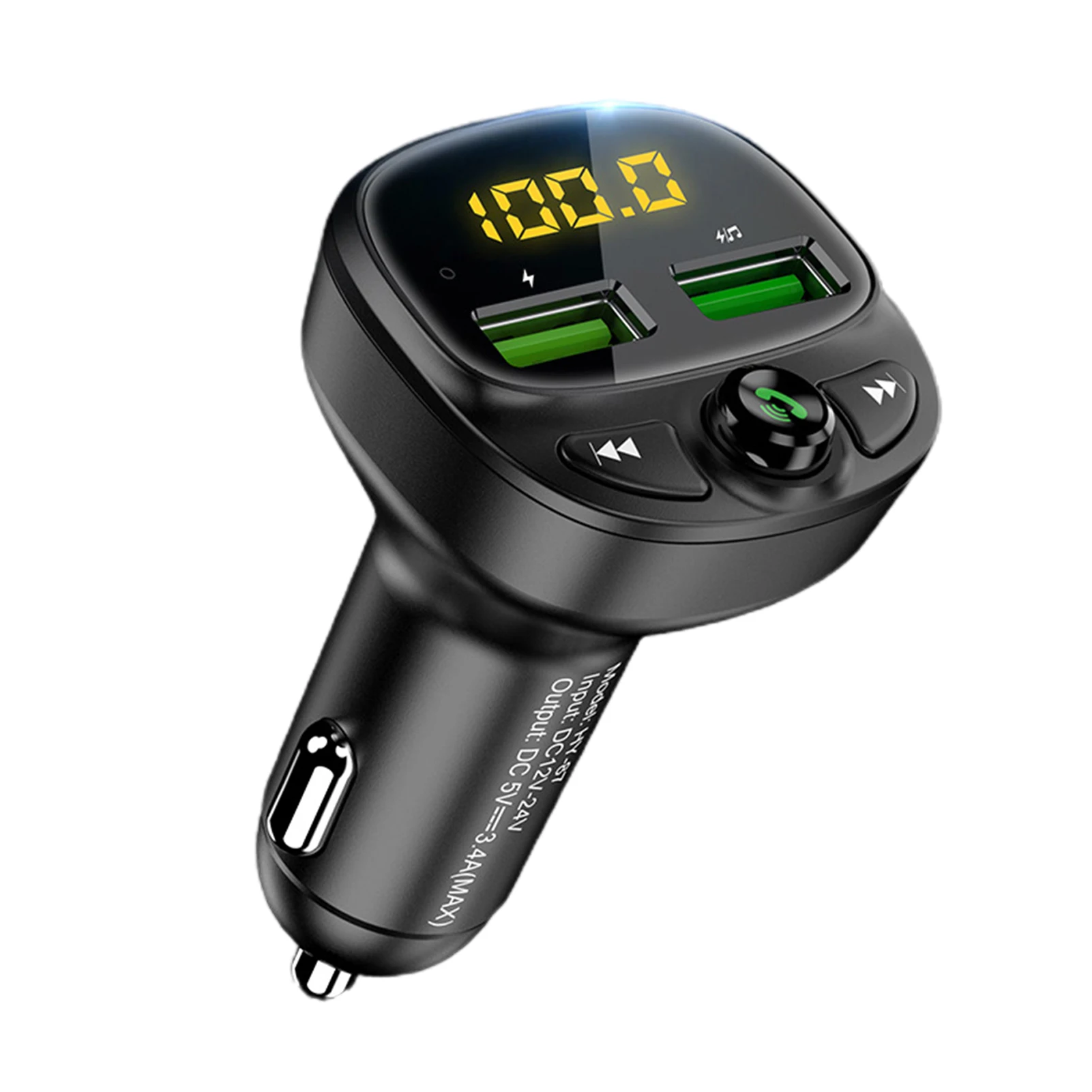 

Адаптер Bluetooth для автомобиля, беспроводной FM-трансмиттер с поддержкой Mp3, музыки