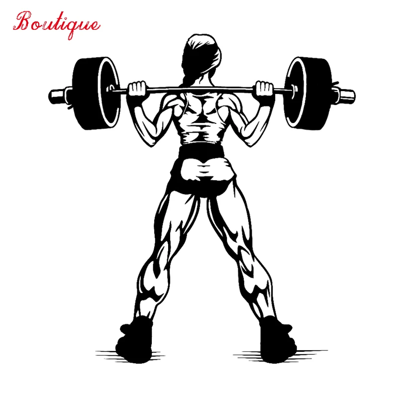 Стильные гантели ножницы для фитнеса мышц автомобильные наклейки и