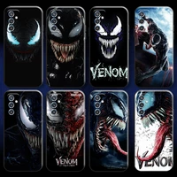 marvel venom comics cool for xiaomi mi 11 lite poco x3 pro gt nfc m3 pro phone case soft black funda silicone cover