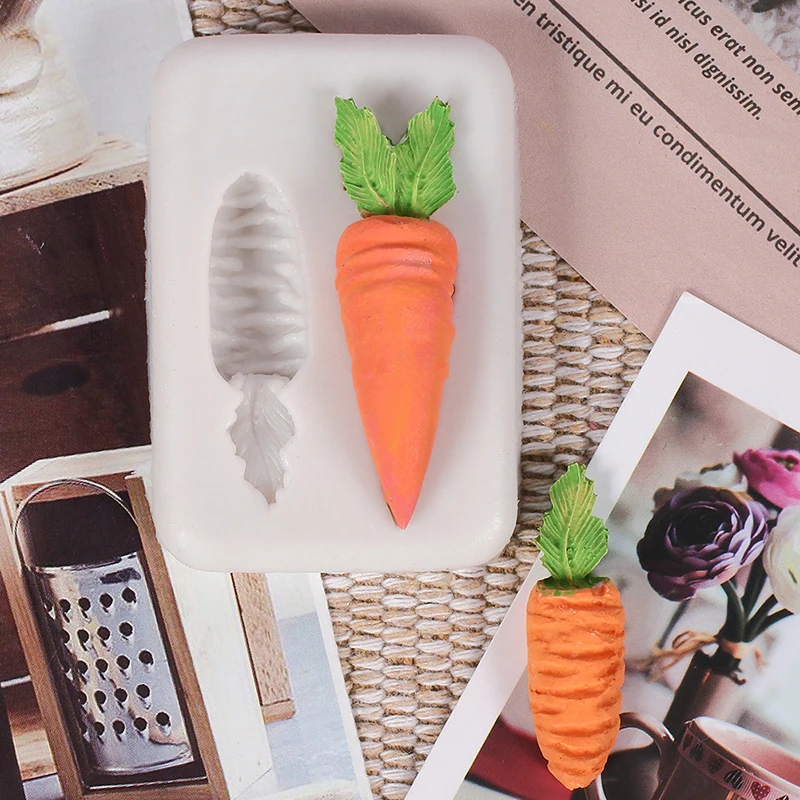 

Scooter carrot shaped fondant silicone mold cake decoration mold clay cookie mold baking utensils