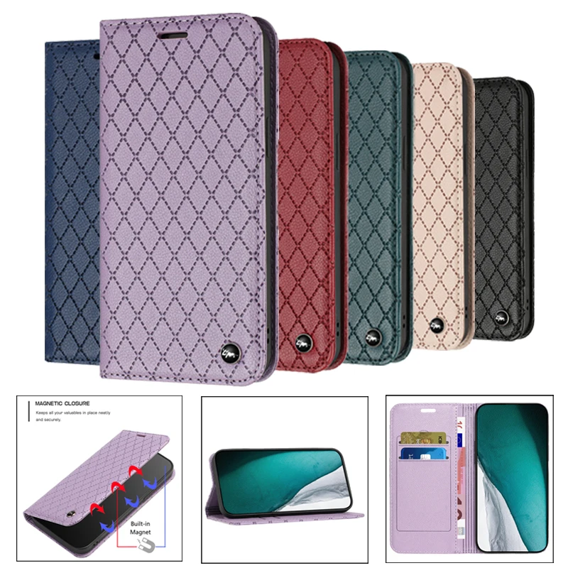 

For Xiaomi Redmi A1 Case 6.52" Leather Wallet Flip Cover on for Xiomi Xiaomi RedmiA1 A 1 Plus A1+ Phone Case Fundas Redmi A1