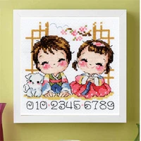 cross stitch set chinese cross stitch kit embroidery needlework craft packages cotton fabric floss new designs embroideryg4112