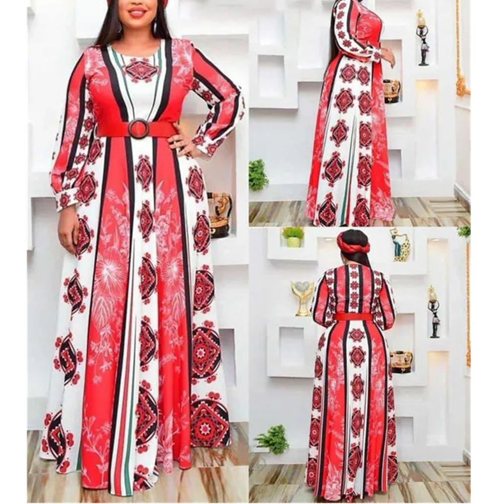 

Dashiki Print African Dresses for Women Plus Size 5XL Party Maxi Dress Elegant Evening Gowns Ankara Long Dress 2022 New Robes