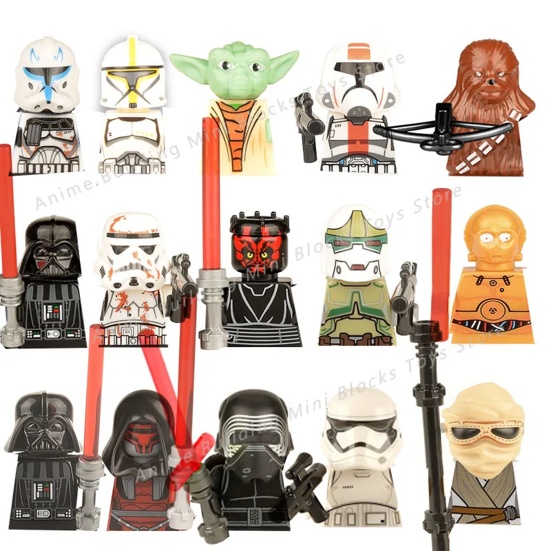 

Disney Mini Action Figures Toy Military Special Force Block Soldier Assemble Weapons Building Gift Toys for Children X0303 X0105