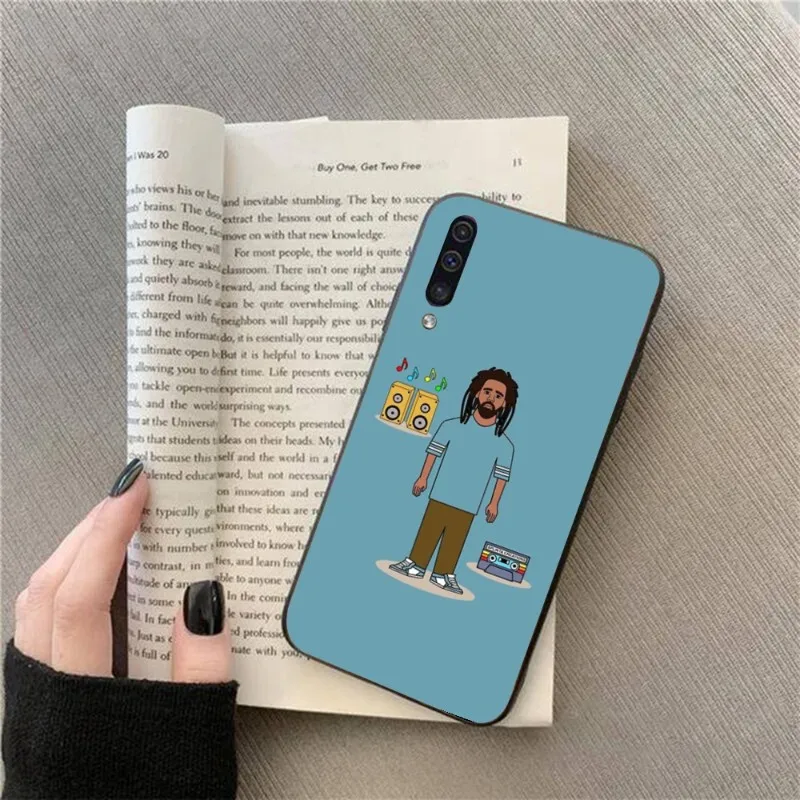 Чехол Dreamville J Cole для телефона Samsung Galaxy S6 S7 S8 S9 S10 S21 S22 Plus ультрамягкий черный чехол |
