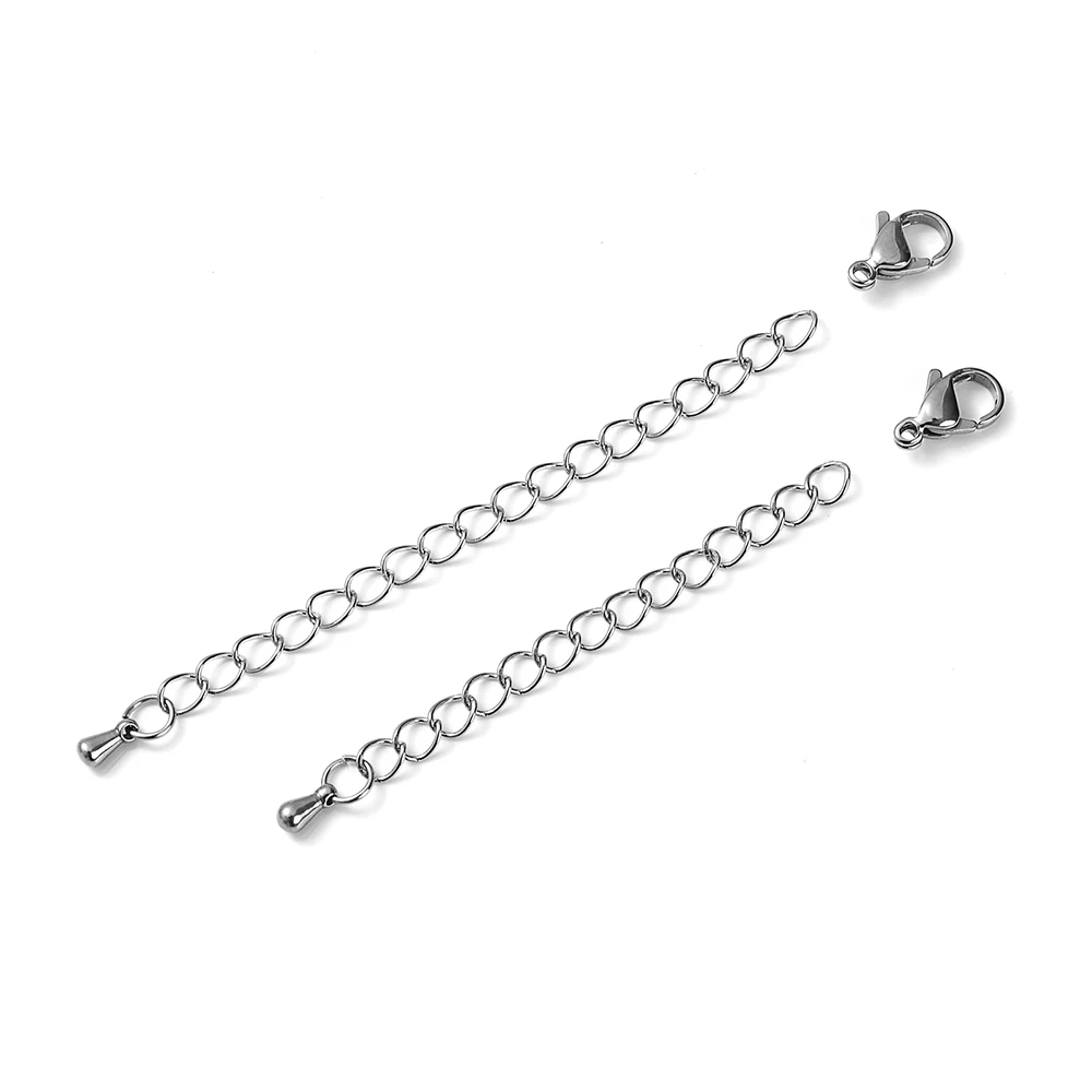 Застежки-карабины из нержавеющей стали для изготовления ювелирных изделий