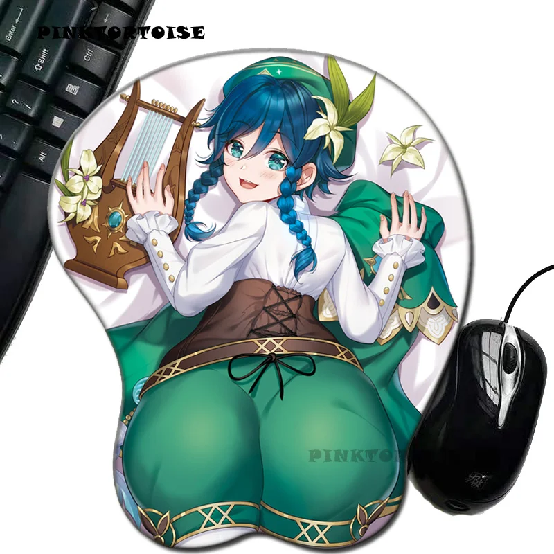 

PINKTORTOISE Anime Barbatos Soft Silicon Barbatos 3D chest Mouse Pad Ergonomic Mouse Pad Gaming MousePad mat playmat