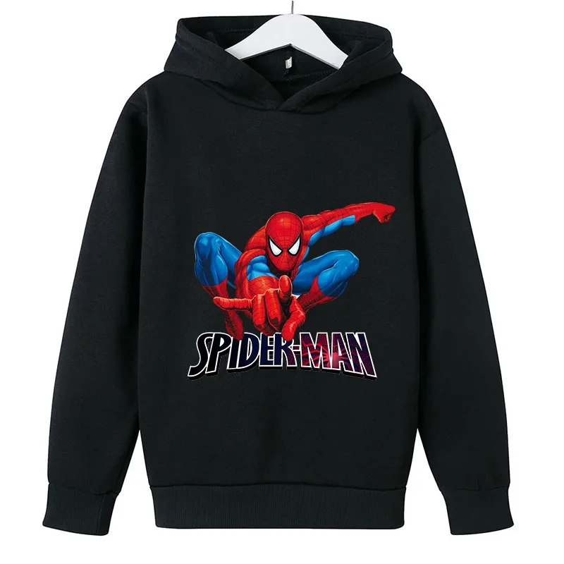 

2021 New Fashion Spidermans Hoodies Sweatshirts For Kid Boys and girls Sweatshirt Boy Clothes Spider Children Top Outwear Hiphop