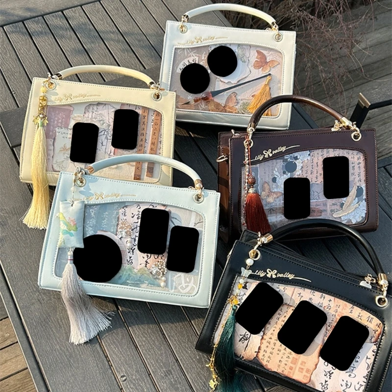 Сумка через плечо с булавкой школьная сумка женская Itabag Harajuku в японском стиле