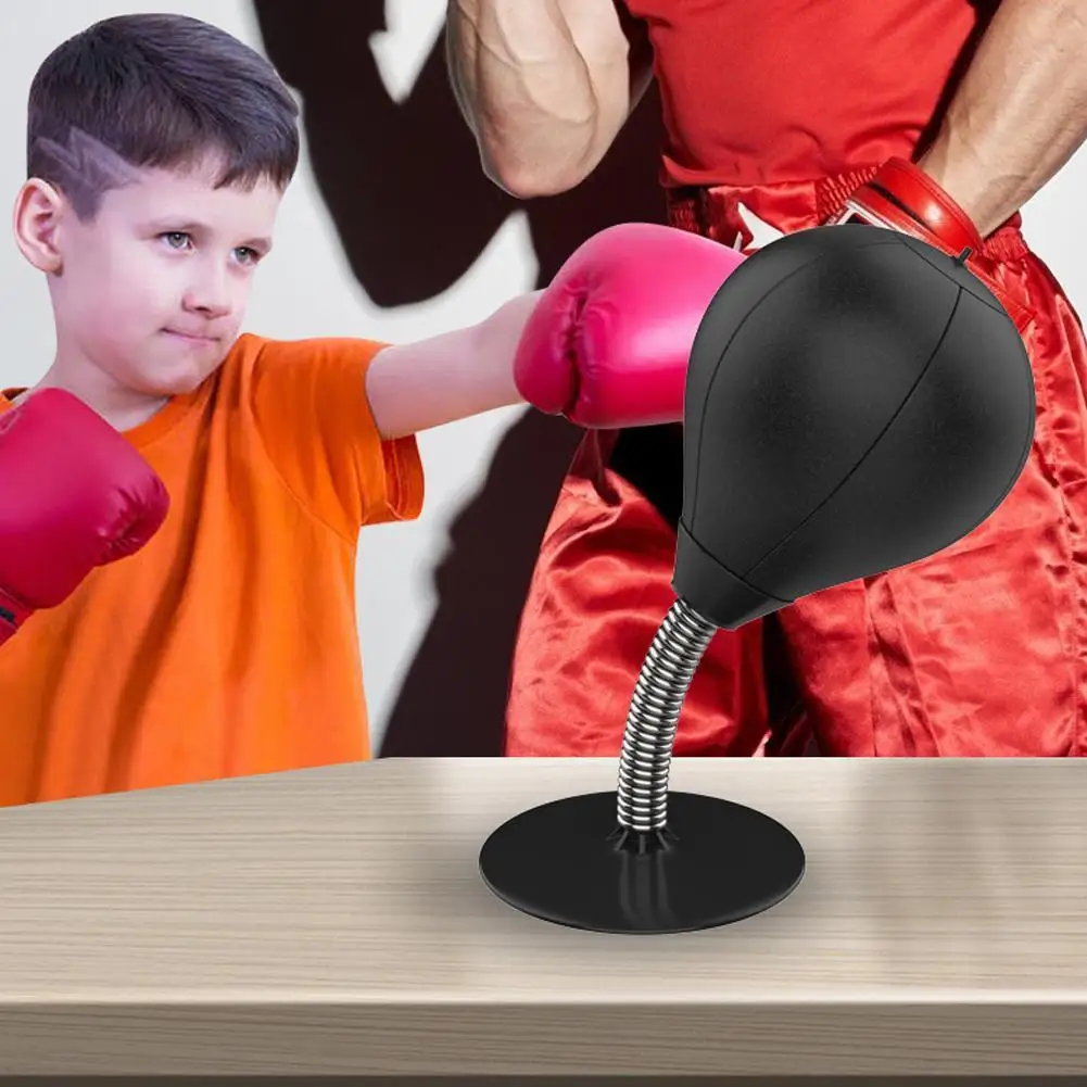 

PU Desktop Boxing Ball Stress Relief Fighting Speed Reflex Training Punch Ball Muay Tai MMA Exercise Sports Equipment