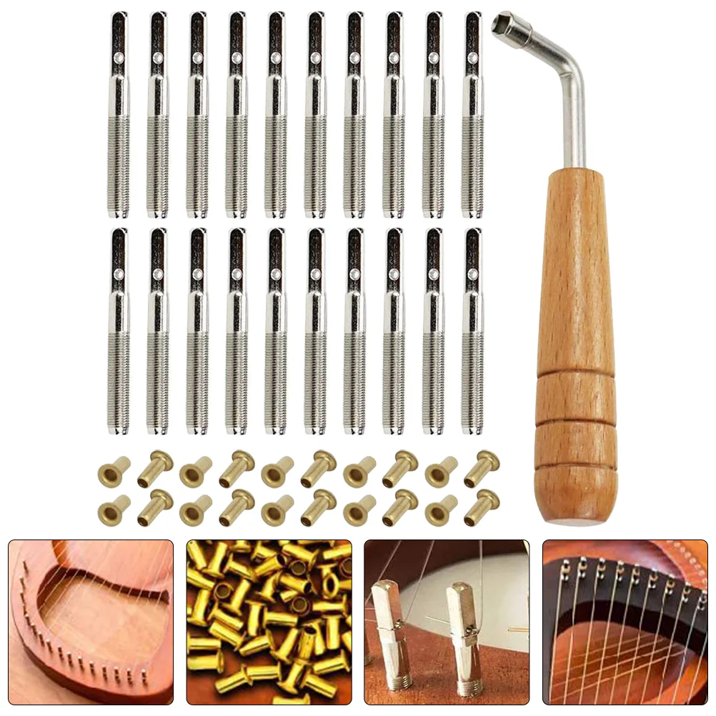 

1 Set of Lyre Harp String Nails Lyre Pegs Lyre Harp Replacement Accessories Organ Jaw