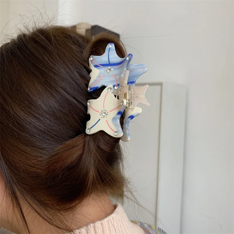 Прозрачный циркон специальной формы нерегулярная звезда морская смоляный зажим