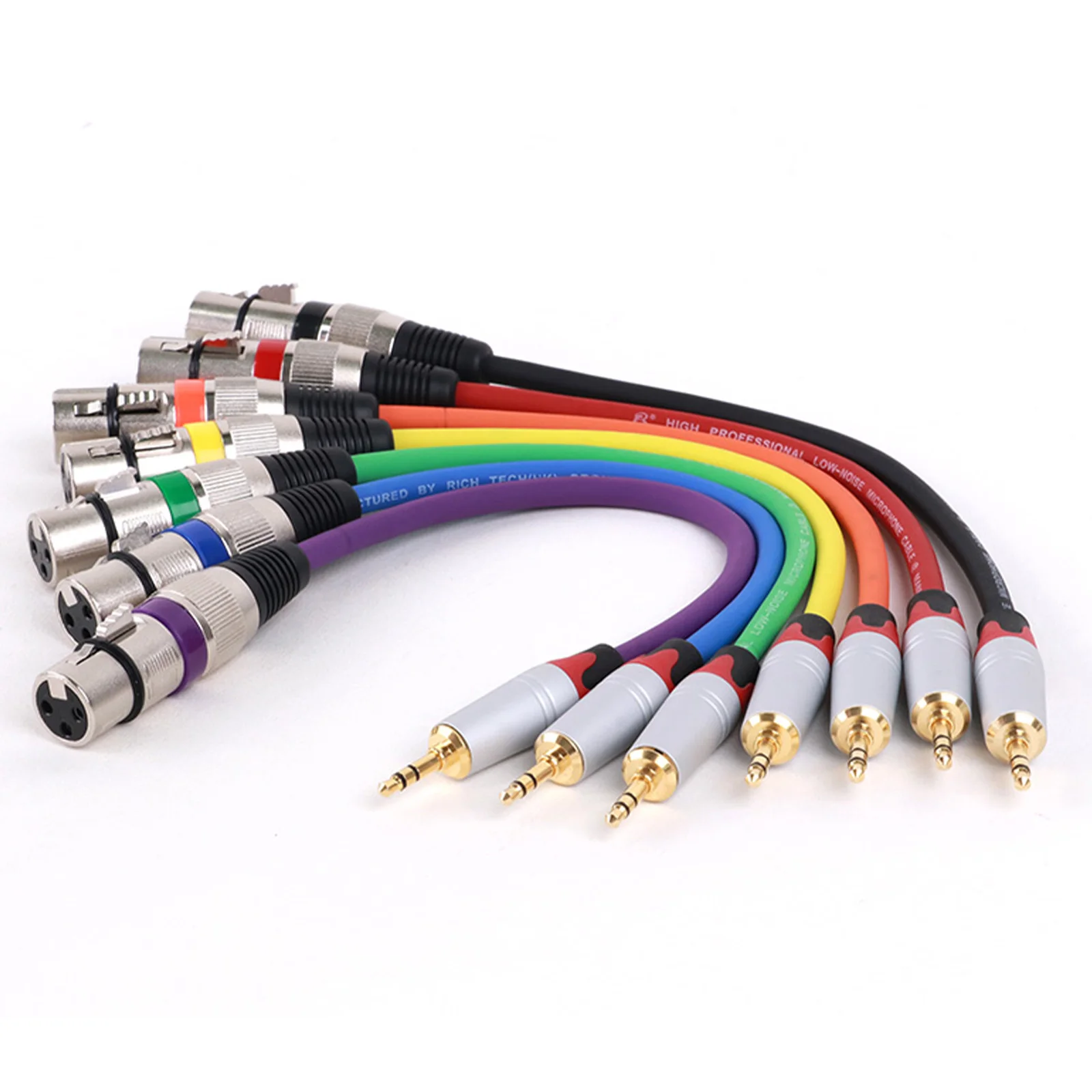 GuerGuo 3,5 мм TRS штекер к 3Pin XLR кабель гнездоштекер к профессиональному аудиокабелю микрофон динамик звуковые консоли 0,3 м-25 м (art.: 3920c8acbd982) - 3920c8acbd982