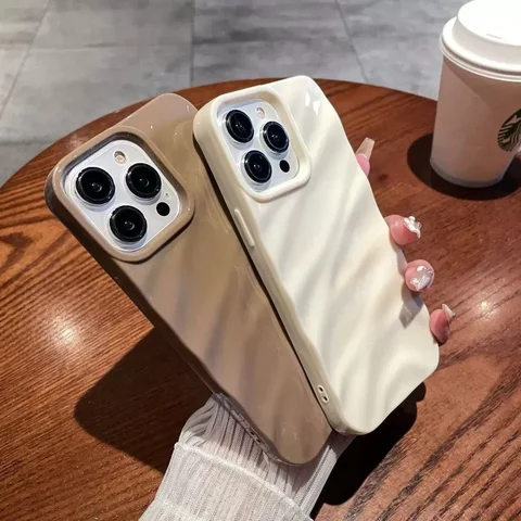 Мягкий чехол для телефона с ярким волнистым узором для iPhone 17, 16, 11, 12, 13, 14, 15 Pro Max Xs Max XR 7 8 Plus 17Air, противоударный чехол-бампер